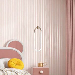 1 Roll Thick Vertical Striped Non-Woven Wallpaper, Simple Solid Color Design, Suitable For Headboard, Bedroom And Living Room Decoration, Free Combination, Ideal For Room Renovation. Pink