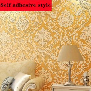 3D Self-Adhesive Wallpaper, High-End Home Use Non-Sticky Wallpaper American Style, Suitable For Bedroom, Living Room TV Background, Furniture Renovation Multicolor